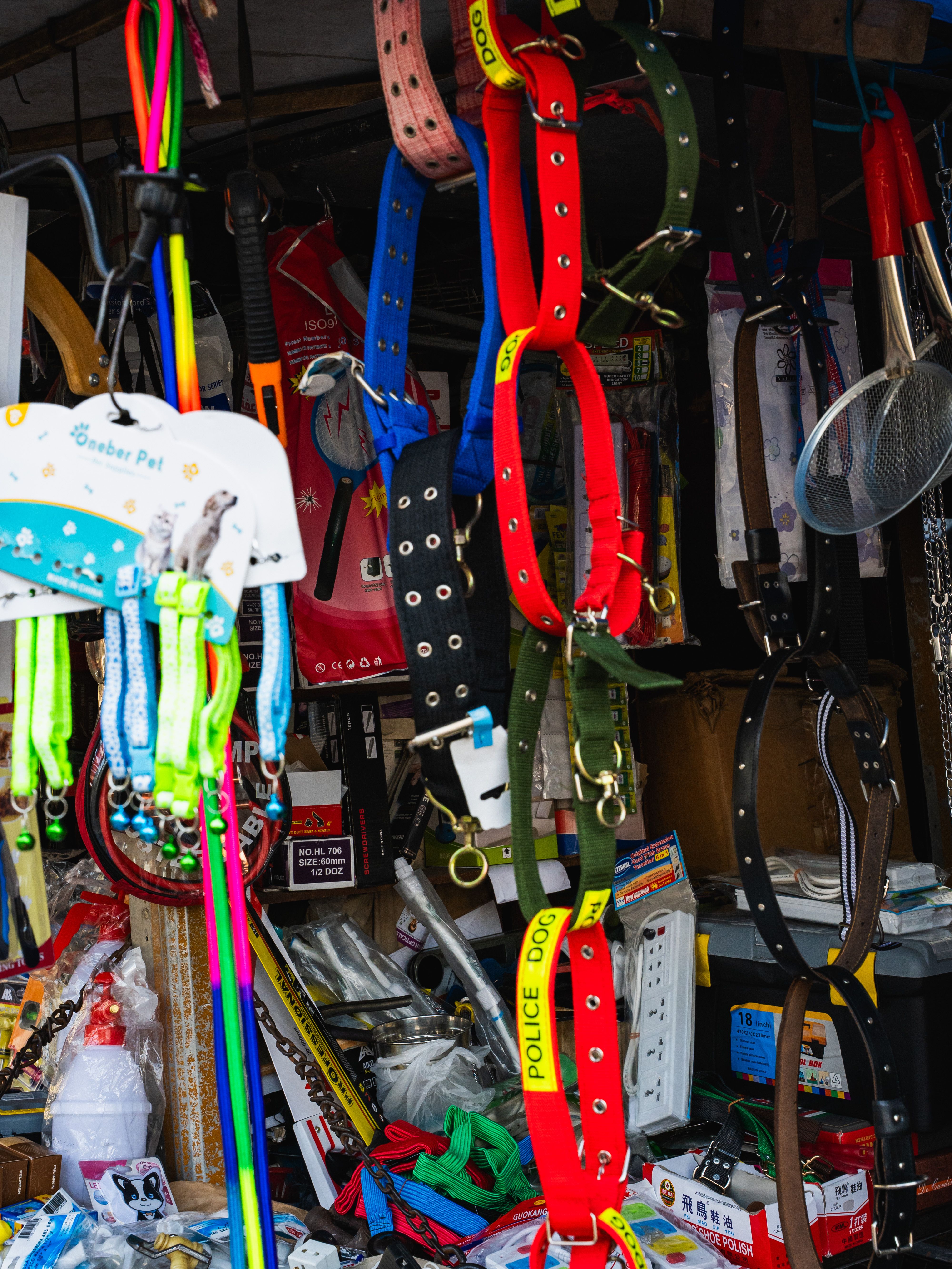 Quality pet products organized and ready for customers